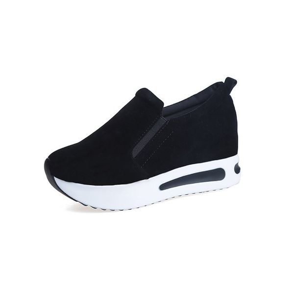 2018 winter new style women's shoes korean-style deep mouth foot covering solid color round-toe elevator semi-high heeled thick, Black
2018 winter new style women's shoes korean-style deep mouth foot covering solid color round-toe elevator semi-high heeled thick, Black