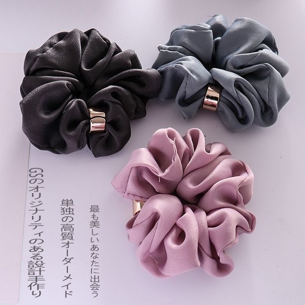 6 colors quality women satin plain knot hair scrunchies solid color hair bands simple silk feeling fabric hair ties headwear 10pcs/lot, Golden;silver
6 colors quality women satin plain knot hair scrunchies solid color hair bands simple silk feeling fabric hair ties headwear 10pcs/lot, Golden;silver