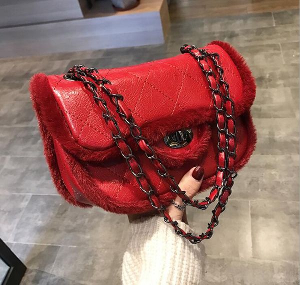 diamond lattice faux fur patchwork chain winter flap mujer purse women crossbody bag 2019 female shoulderbag bolsa sac #2099
diamond lattice faux fur patchwork chain winter flap mujer purse women crossbody bag 2019 female shoulderbag bolsa sac #2099