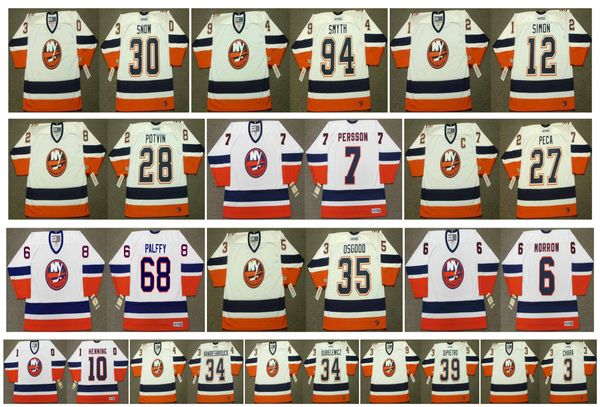 vintage new york islanders jerseys 30 garth snow 94 ryan smyth 12 chris simon 28 felix potvin 7 stefan persson 27 peca 3 chara retro hockey, Black;red
vintage new york islanders jerseys 30 garth snow 94 ryan smyth 12 chris simon 28 felix potvin 7 stefan persson 27 peca 3 chara retro hockey, Black;red