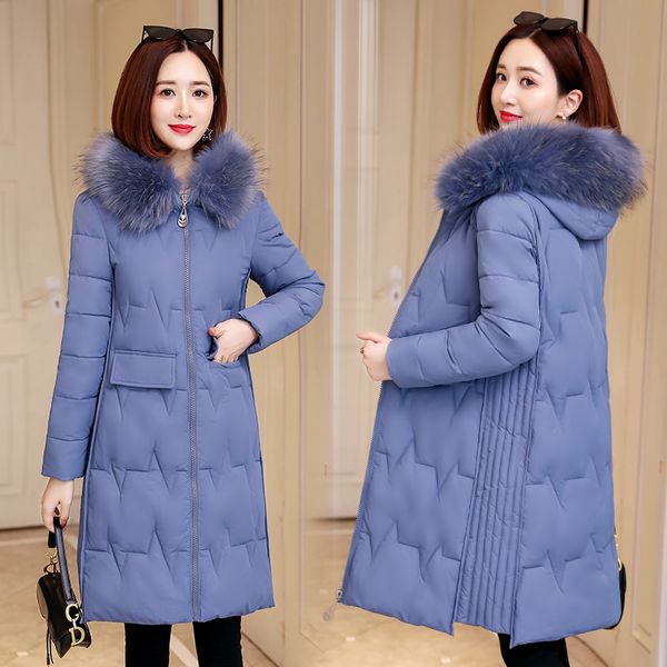 winter jacket women down coat female 2019 long slim solid color female jackets zip fur collar women down jacket 2xl, Black
winter jacket women down coat female 2019 long slim solid color female jackets zip fur collar women down jacket 2xl, Black