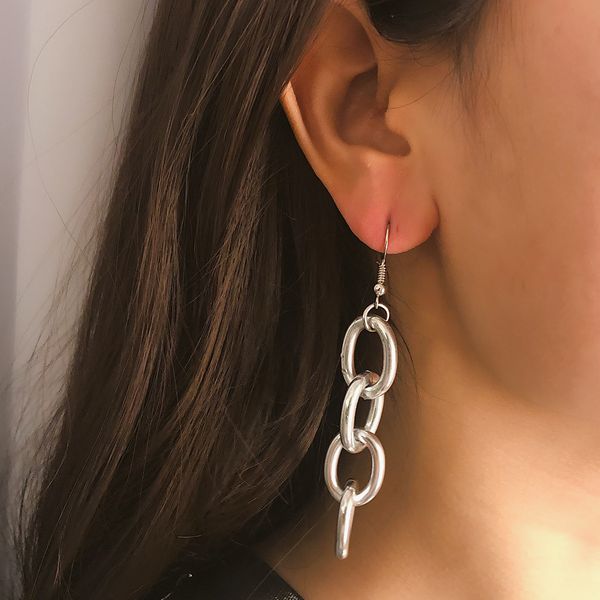 5pairs/lot exaggerated cross chain dangle earrings women female alloy hook long drop earrings statement jewelry, Golden 
5pairs/lot exaggerated cross chain dangle earrings women female alloy hook long drop earrings statement jewelry, Golden