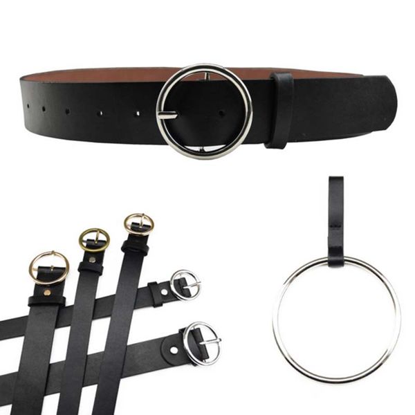 women black belt small belt fashion retro metal round simple style pu leather clothing accessories f0224, Black;brown
women black belt small belt fashion retro metal round simple style pu leather clothing accessories f0224, Black;brown