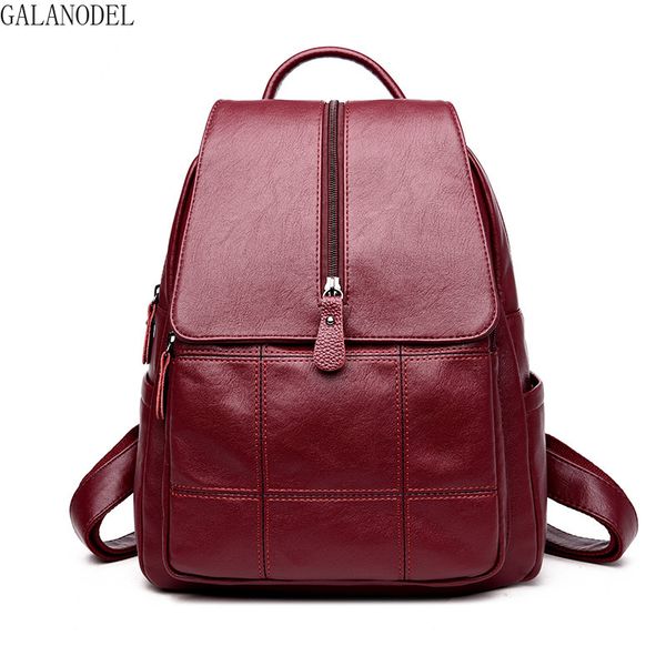2019 fashion women backpacks soft pu backpack leather female shoulder bags feminine mochila sac a dos femme
2019 fashion women backpacks soft pu backpack leather female shoulder bags feminine mochila sac a dos femme