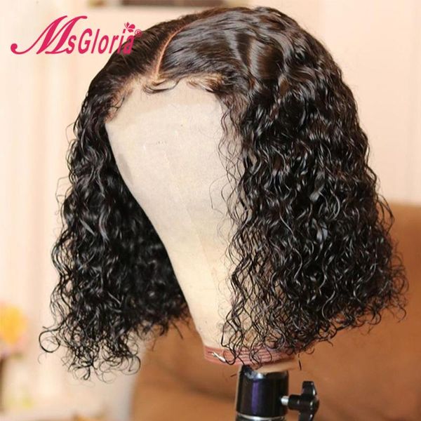 lace wigs msgloria 5x5 closure wig 150% density water wave pre plucked peruvian human hair bob, Black;brown
lace wigs msgloria 5x5 closure wig 150% density water wave pre plucked peruvian human hair bob, Black;brown