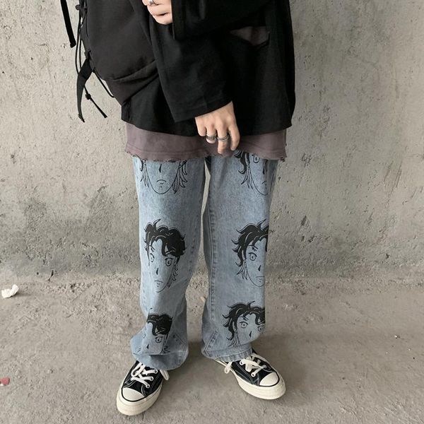 punk jeans men cool blue cargo pants fashion retro baggy jeans harajuku summer high street casual hip hop pant streetwear males, Black
punk jeans men cool blue cargo pants fashion retro baggy jeans harajuku summer high street casual hip hop pant streetwear males, Black