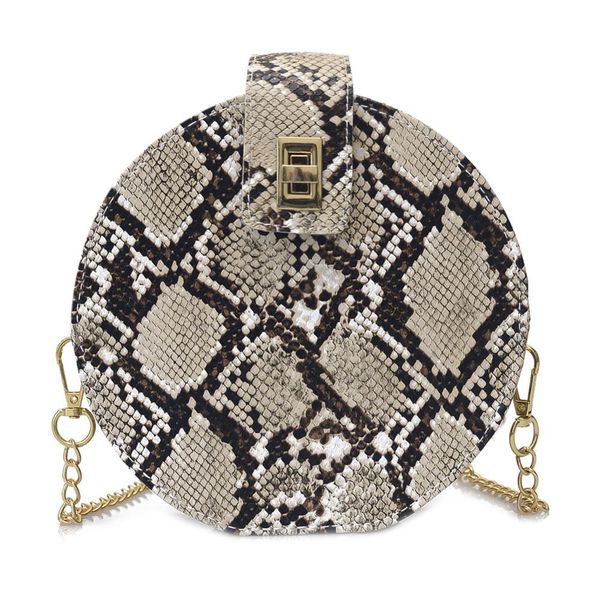 ladies snake print retro serpentine chain round women crossbody messenger handbags girls fashion small pu leather shoulder bag
ladies snake print retro serpentine chain round women crossbody messenger handbags girls fashion small pu leather shoulder bag