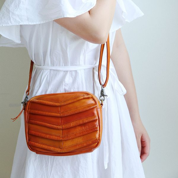 women's leather bags women's cross-body bag vintage skeleton-skin literary square sling bag
women's leather bags women's cross-body bag vintage skeleton-skin literary square sling bag