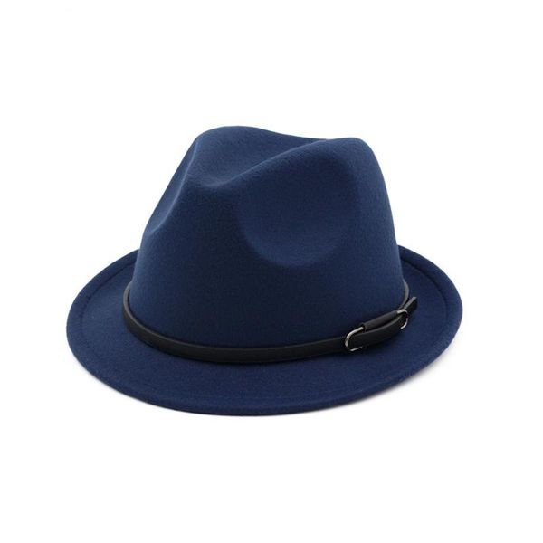 2020 2020 men women fedora hat with leather belt outdoor casual hat size 56-58cm, Blue;gray
2020 2020 men women fedora hat with leather belt outdoor casual hat size 56-58cm, Blue;gray