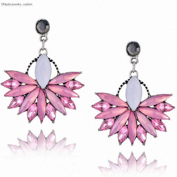 Pink Crystal Earring Stud Fashion Hot Sale Women Crystal Flower Vintage Statement Earrings For Women Jewelry Bijoux E0226
Pink Crystal Earring Stud Fashion Hot Sale Women Crystal Flower Vintage Statement Earrings For Women Jewelry Bijoux E0226