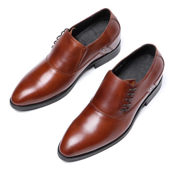 new fashion loafers shoes men pointed toe banque wedding shoes male lace up men genuine leather js-a0098, Black
new fashion loafers shoes men pointed toe banque wedding shoes male lace up men genuine leather js-a0098, Black