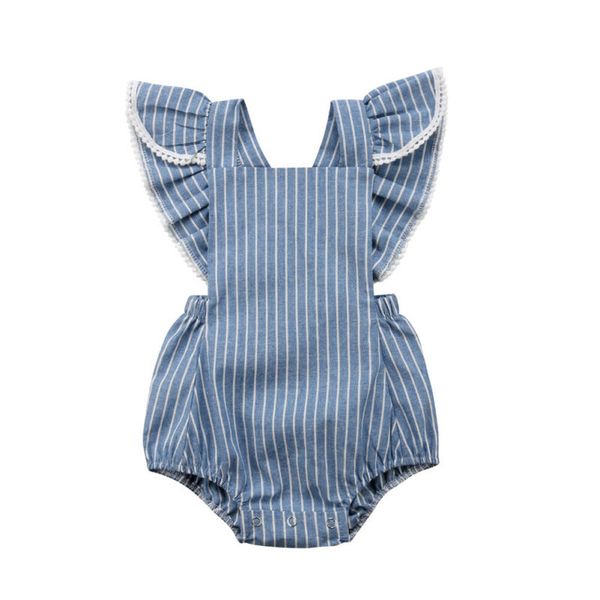 cute newborn infant baby girl cotton stripe romper jumpsuit bodysuit clothes outfit, Blue
cute newborn infant baby girl cotton stripe romper jumpsuit bodysuit clothes outfit, Blue