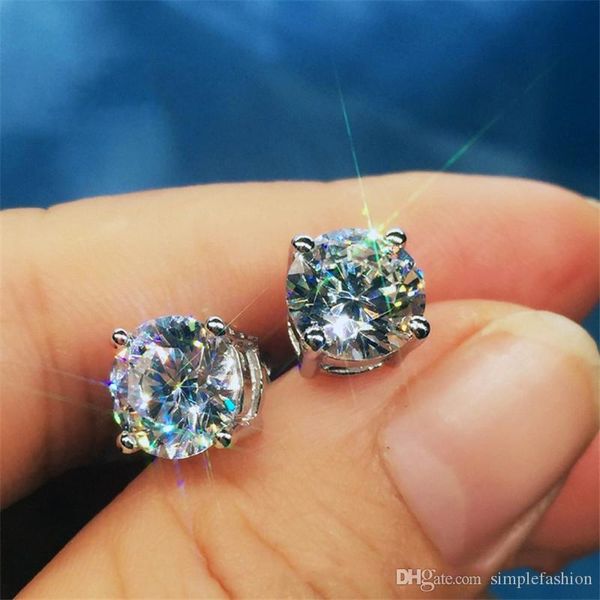 vecalon handmade 4 claws earring 3ct dianond 925 sterling silver engagement wedding stud earrings for women men, Golden;silver
vecalon handmade 4 claws earring 3ct dianond 925 sterling silver engagement wedding stud earrings for women men, Golden;silver