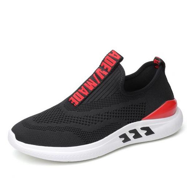 2020 new breathable flying woven men's shoes fashion casual sports shoes soft bottom outdoor running shoes, Black
2020 new breathable flying woven men's shoes fashion casual sports shoes soft bottom outdoor running shoes, Black