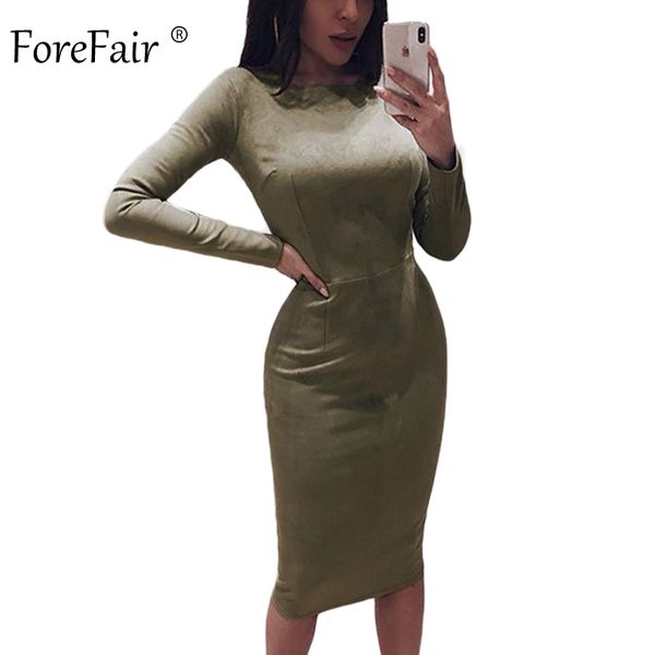 forefair suede midi long sleeve dress women autumn party club winter warm slim elegant solid bodycon pencil dress woman, Black;pink
forefair suede midi long sleeve dress women autumn party club winter warm slim elegant solid bodycon pencil dress woman, Black;pink