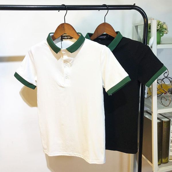 sociology spirit guy polo unlined upper garment male half sleeve t shirt lapel student t shirt male, White;black
sociology spirit guy polo unlined upper garment male half sleeve t shirt lapel student t shirt male, White;black