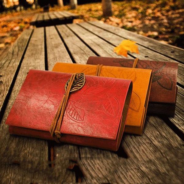students durable blank notebook pu cover coils notepad book retro leaf travel diary books kraft journal spiral notebooks bc bh1483, Purple;pink
students durable blank notebook pu cover coils notepad book retro leaf travel diary books kraft journal spiral notebooks bc bh1483, Purple;pink