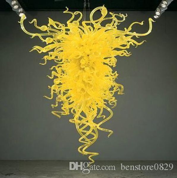 new arrival blown glass yellow chandelier light led bulbs hand blown glass art chandelier pure colored yellow glass modern chandelier
new arrival blown glass yellow chandelier light led bulbs hand blown glass art chandelier pure colored yellow glass modern chandelier