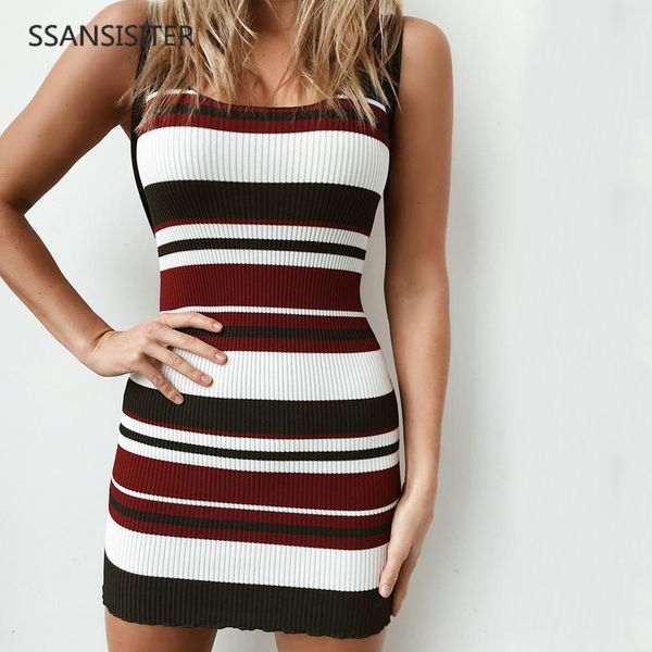 striped knitted dress sleeveless bodycon sheath self-cultivation vest tank basic dresses vintage dress women, Black;gray
striped knitted dress sleeveless bodycon sheath self-cultivation vest tank basic dresses vintage dress women, Black;gray