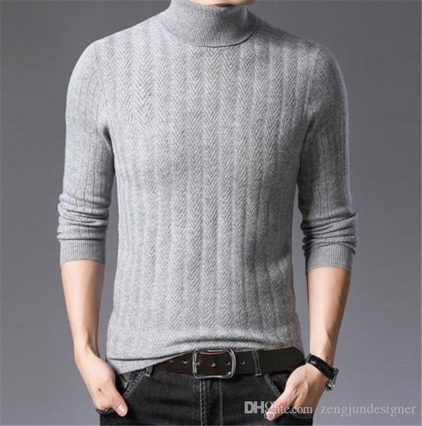 mens solid color designer sweater autum long sleeve turtle neck fashion style homme clothing slim warm casual apparerl, White;black
mens solid color designer sweater autum long sleeve turtle neck fashion style homme clothing slim warm casual apparerl, White;black