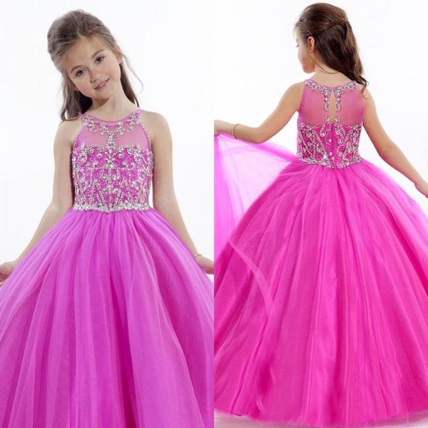 fushcia little girls pageant dresses 2019 new crystals beadings ball gown kids prom dress party gowns flower girl dress custom size, White;red
fushcia little girls pageant dresses 2019 new crystals beadings ball gown kids prom dress party gowns flower girl dress custom size, White;red