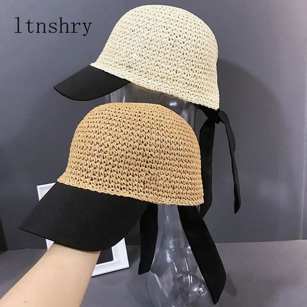 2019 new women summer spring sun hat caps baseball caps casual adjustable straw lace-up bow visor cap breathable adjustable, Blue;gray
2019 new women summer spring sun hat caps baseball caps casual adjustable straw lace-up bow visor cap breathable adjustable, Blue;gray
