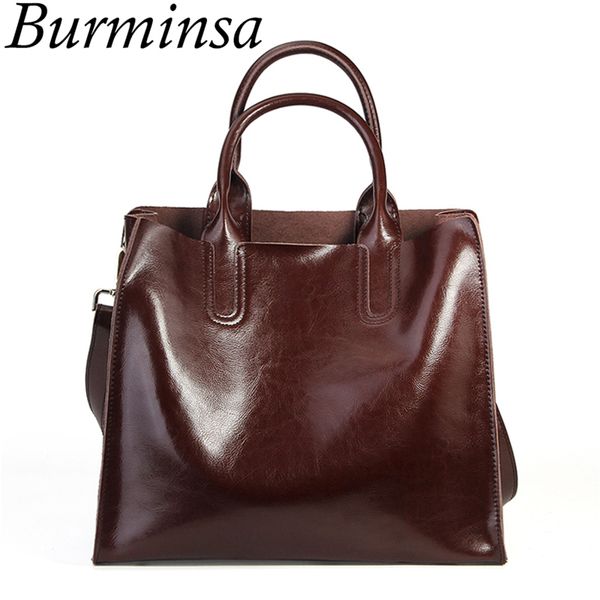 burminsa brand real leather handbags ladies genuine leather tote hand bags female designer shopper shoulder bags for women 2018 c19022101
burminsa brand real leather handbags ladies genuine leather tote hand bags female designer shopper shoulder bags for women 2018 c19022101