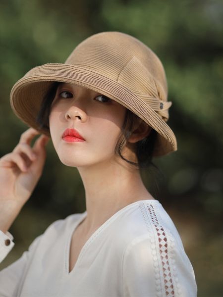 small edge fisherman straw women's summer curled basin foldable casual all-match bucket bucket straw fisherman sun hat cool hat, Blue;gray
small edge fisherman straw women's summer curled basin foldable casual all-match bucket bucket straw fisherman sun hat cool hat, Blue;gray