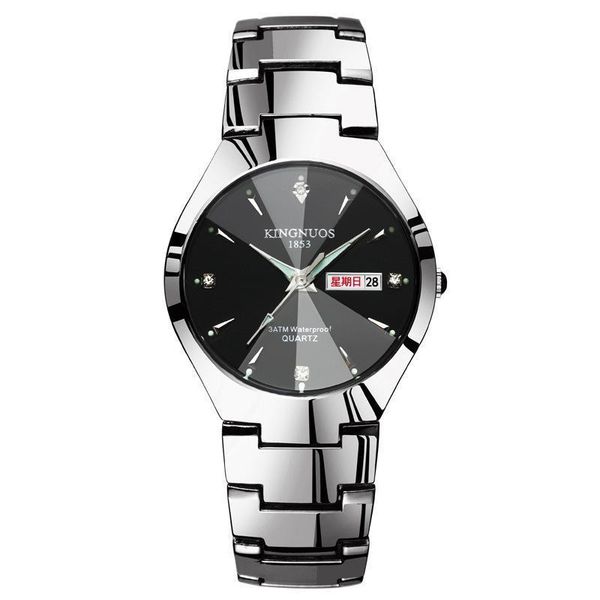 new luxury stainless steel wristband luminous double calendar quartz watch men and women steel belt watch couple watches ing, Slivery;brown
new luxury stainless steel wristband luminous double calendar quartz watch men and women steel belt watch couple watches ing, Slivery;brown
