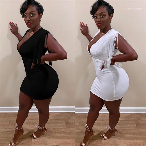 v fringe slim women dress tight nightclub pure color dress summer european and american deep, Black;gray
v fringe slim women dress tight nightclub pure color dress summer european and american deep, Black;gray