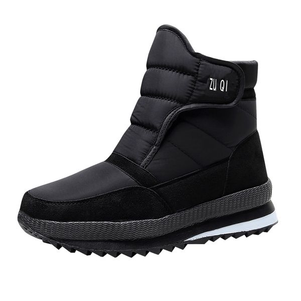 outdoor couple sports leisure shoe snow boots for men keep warm cotton shoes non-slip hook loop male waterproof ankle boots, Black
outdoor couple sports leisure shoe snow boots for men keep warm cotton shoes non-slip hook loop male waterproof ankle boots, Black