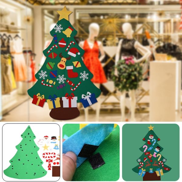 diy stereo felt christmas tree with decorations door wall hanging children gifts
diy stereo felt christmas tree with decorations door wall hanging children gifts