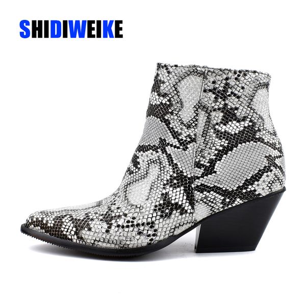 2019 fashion ankle boots women wedges high heels western boots embossing leather pointed toe zipper autumn winter shoes, Black
2019 fashion ankle boots women wedges high heels western boots embossing leather pointed toe zipper autumn winter shoes, Black