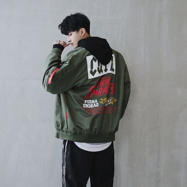 yasuguoji new 2019 autumn hip style fashion letter print loose short jacket men streetwear bomber jacket men men's clothing, Black;brown
yasuguoji new 2019 autumn hip style fashion letter print loose short jacket men streetwear bomber jacket men men's clothing, Black;brown