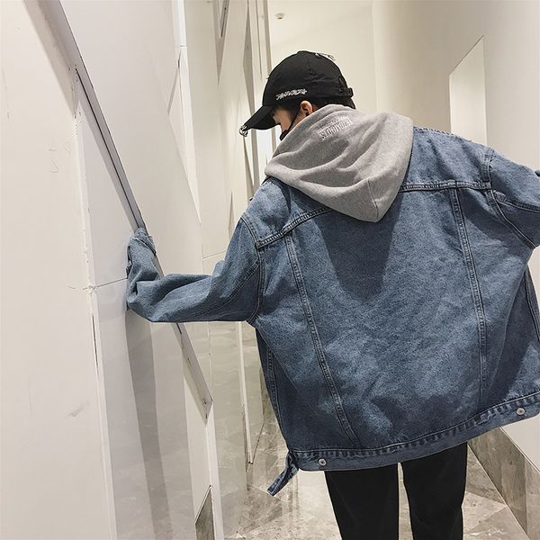 autumn and winter hong kong style 2020 fashion men's hooded denim long-sleeve jacket loose shoulder trendy teenagers jacket men, Black;brown
autumn and winter hong kong style 2020 fashion men's hooded denim long-sleeve jacket loose shoulder trendy teenagers jacket men, Black;brown