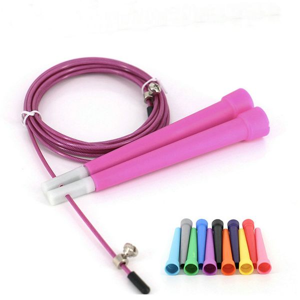 3m steel wire jump rope length adjustable skipping rope crossfit fitness equipment skipping skip ultralight pp handle 12 colors
3m steel wire jump rope length adjustable skipping rope crossfit fitness equipment skipping skip ultralight pp handle 12 colors