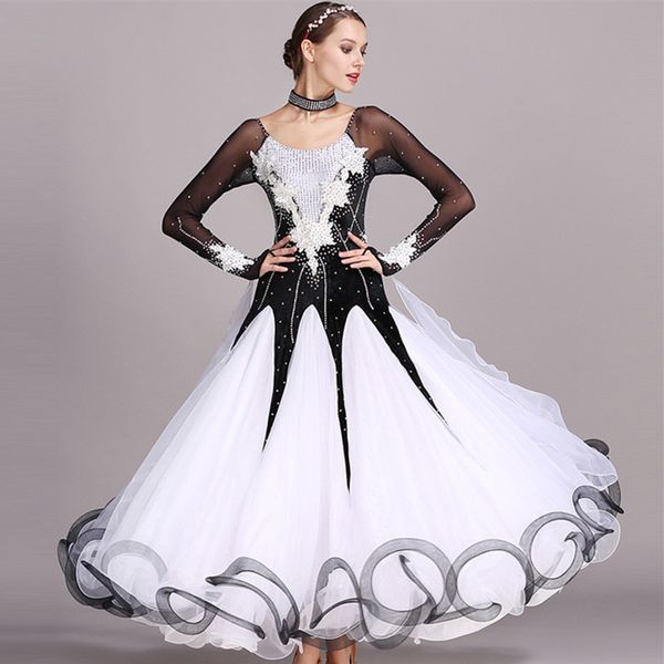 black rhinestones ballroom dance competition dress standard dresses modern dance costume ballroom waltz dress luminous costumes, Black;red
black rhinestones ballroom dance competition dress standard dresses modern dance costume ballroom waltz dress luminous costumes, Black;red
