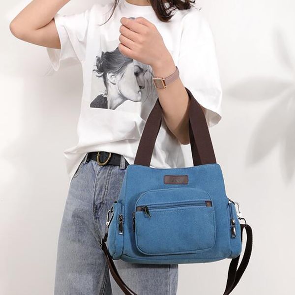ladies messenger outdoor travel bag women's multi compartment canvas handle shoulder bags crossbody tote
ladies messenger outdoor travel bag women's multi compartment canvas handle shoulder bags crossbody tote
