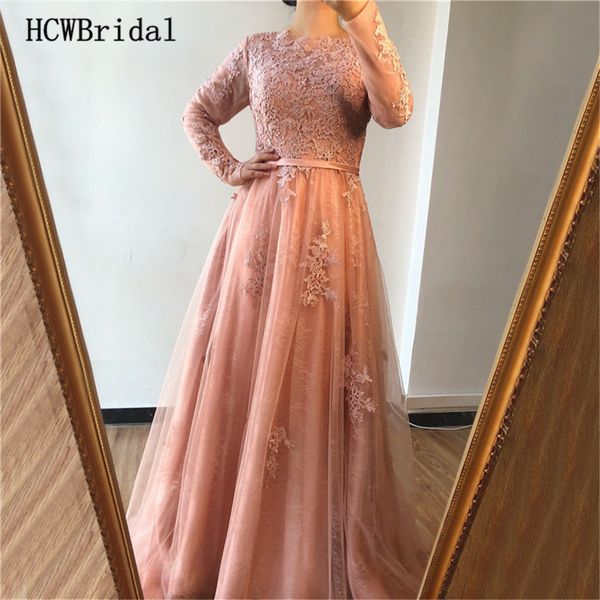 graceful lace evening dress with long sleeves a line floor length dusty rose long tulle prom gowns 2019 new women party dresses, White;black
graceful lace evening dress with long sleeves a line floor length dusty rose long tulle prom gowns 2019 new women party dresses, White;black