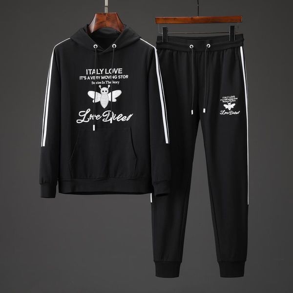 men sportswear hoodies suit bees embroidery clothes slim tracksuits sweatshirts mens track suits set ropa para hombre casual, Gray
men sportswear hoodies suit bees embroidery clothes slim tracksuits sweatshirts mens track suits set ropa para hombre casual, Gray