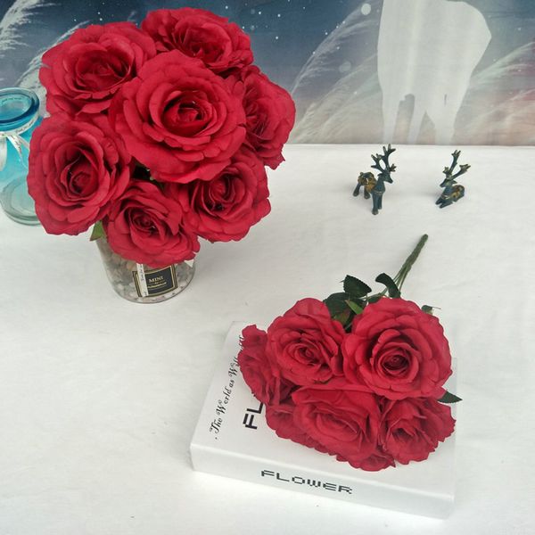 7 head roses shooting props wedding bouquet simulation silk flowers fake flowers home wedding decoration diy flower arrangement
7 head roses shooting props wedding bouquet simulation silk flowers fake flowers home wedding decoration diy flower arrangement