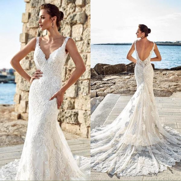eddy k summer beach wedding dresses 2019 v neck full lace chapel train wedding dress bridal gowns custom made vestidos de noiva, White
eddy k summer beach wedding dresses 2019 v neck full lace chapel train wedding dress bridal gowns custom made vestidos de noiva, White