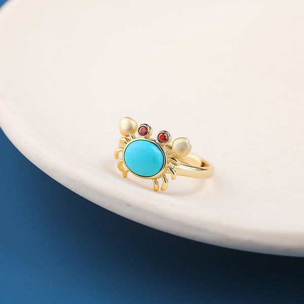 cmajor s925 sterling silver gemstone jewelry sweet delicate crab style brand new turquoise fashion rings for women, Golden;silver
cmajor s925 sterling silver gemstone jewelry sweet delicate crab style brand new turquoise fashion rings for women, Golden;silver