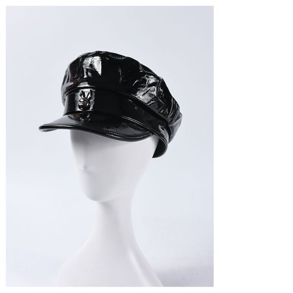 new fashion patent leather beret ladies hats solid color flat hat pu slouchy bone cap women, Blue;gray
new fashion patent leather beret ladies hats solid color flat hat pu slouchy bone cap women, Blue;gray