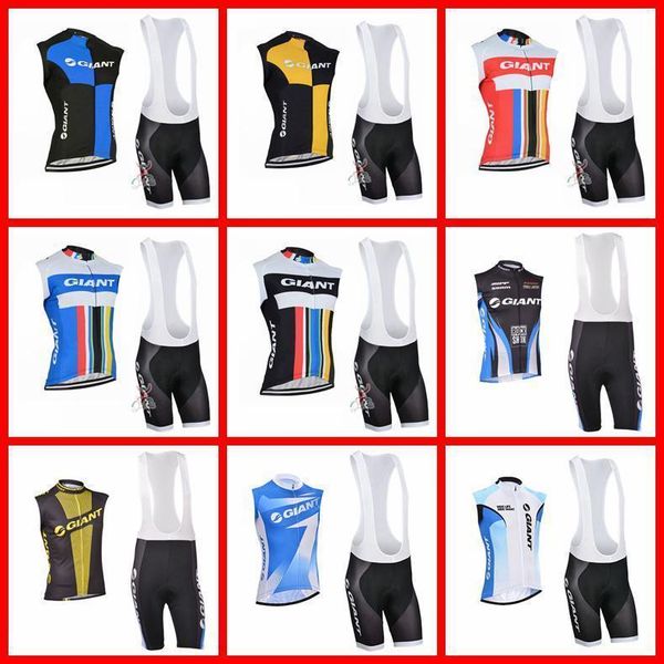 2020 giant team cycling sleeveless jersey vest bib shorts sets breathable racing bicycle cycling clothing 2020 n03029020, Black;red
2020 giant team cycling sleeveless jersey vest bib shorts sets breathable racing bicycle cycling clothing 2020 n03029020, Black;red