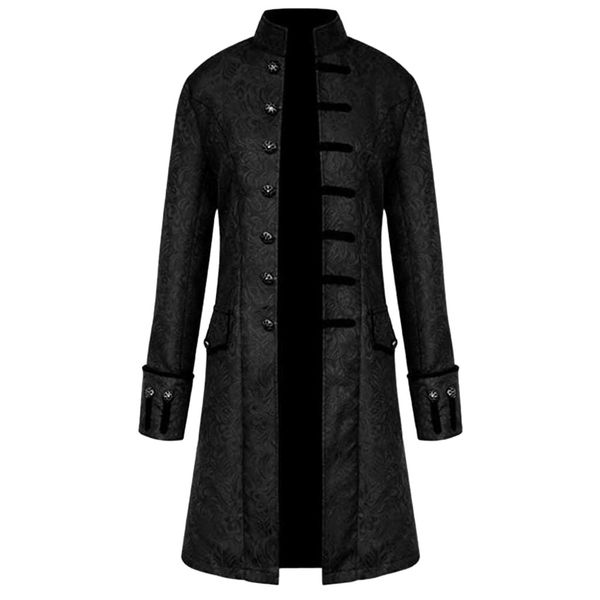 gothic trench coat men jacket overcoat casual men's windbreakers gothic preppy long men fashion autumn jackets warm vintage top, Tan;black
gothic trench coat men jacket overcoat casual men's windbreakers gothic preppy long men fashion autumn jackets warm vintage top, Tan;black