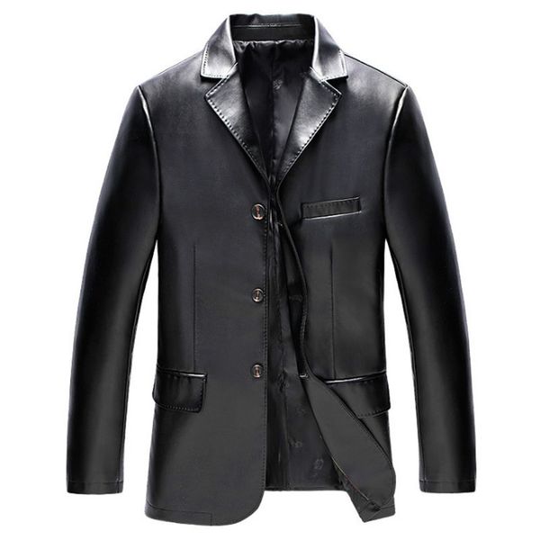 autumn men's leather jacket coat 2019 casual pu blazers jacket male single breasted slim fit mens black blue leather jackets
autumn men's leather jacket coat 2019 casual pu blazers jacket male single breasted slim fit mens black blue leather jackets
