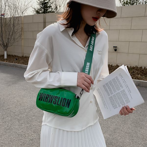 2020 fashion new selling stripes pu leather shoulder single hasp messenger bags women wide strap bags jiujiu4/03
