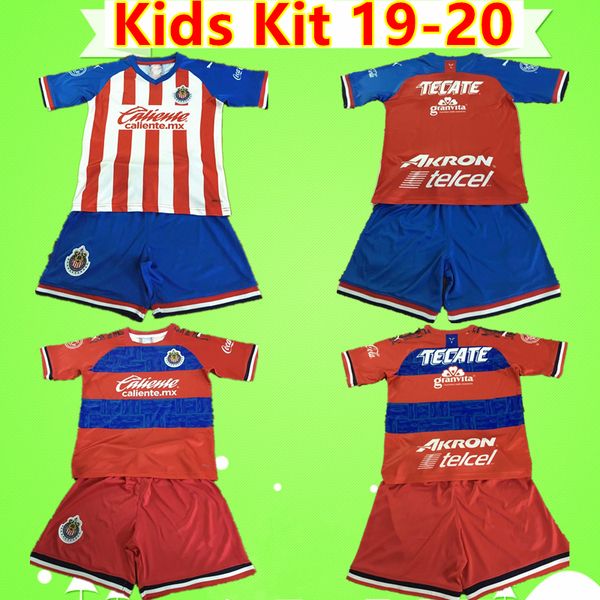 kids kit 19 20 chivas soccer jerseys mexico 2019 2020 guadalajara children suit uniforms boys set football shirts 11 brizuela pulido e.vega, Black;yellow 
kids kit 19 20 chivas soccer jerseys mexico 2019 2020 guadalajara children suit uniforms boys set football shirts 11 brizuela pulido e.vega, Black;yellow