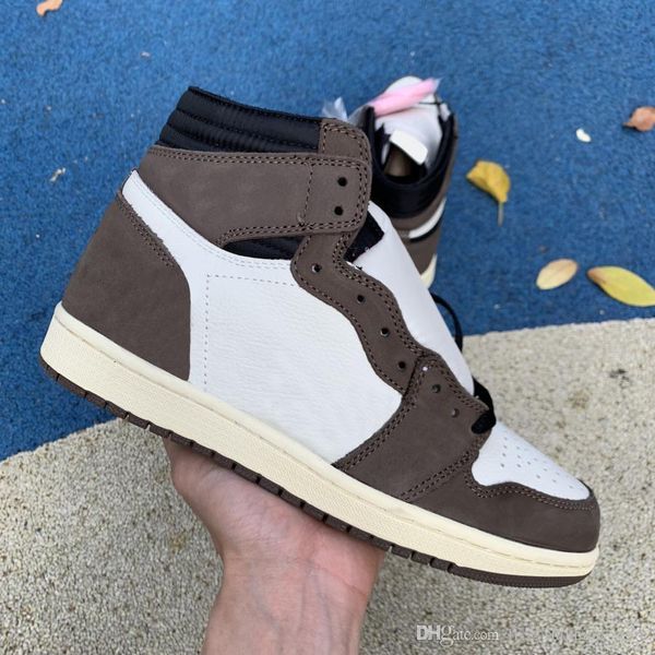 1 1s mens basketball shoes travis scotts high og brown black white genuine leather fashion sports sneakers with box
1 1s mens basketball shoes travis scotts high og brown black white genuine leather fashion sports sneakers with box